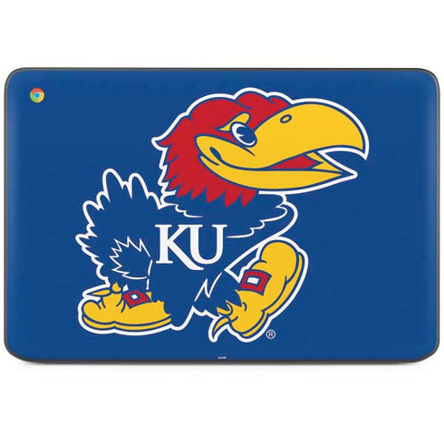 University of Kansas Jayhawks Mascot Outline HP Chromebook Skin