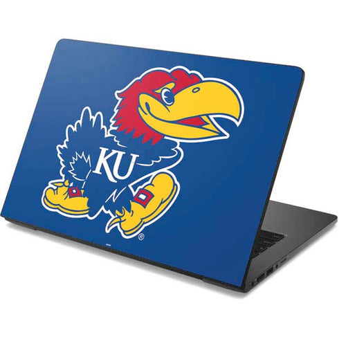 University of Kansas Jayhawks Mascot Outline Dell Chromebook Skin
