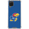 University of Kansas Jayhawks Mascot Outline Galaxy A12 Clear Case
