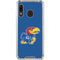 University of Kansas Jayhawks Mascot Outline Galaxy A30 Clear Case