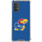 University of Kansas Jayhawks Mascot Outline Galaxy A32 5G Clear Case