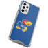University of Kansas Jayhawks Mascot Outline Galaxy A53 5G Clear Case