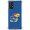 University of Kansas Jayhawks Mascot Outline Galaxy A72 5G Clear Case