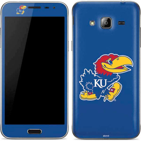 University of Kansas Jayhawks Mascot Outline Galaxy J3 Skin