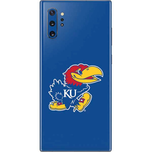 University of Kansas Jayhawks Mascot Outline Galaxy Note 10 Plus Skin