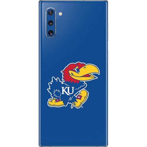 University of Kansas Jayhawks Mascot Outline Galaxy Note 10 Skin