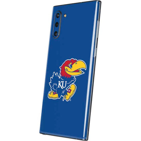University of Kansas Jayhawks Mascot Outline Galaxy Note 10 Skin