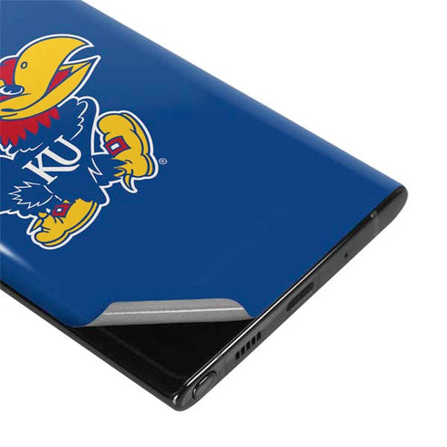 University of Kansas Jayhawks Mascot Outline Galaxy Note 10 Skin