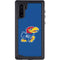 University of Kansas Jayhawks Mascot Outline Galaxy Note 10 Waterproof Case