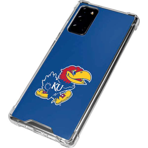University of Kansas Jayhawks Mascot Outline Galaxy Note20 5G Clear Case