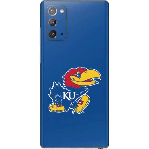 University of Kansas Jayhawks Mascot Outline Galaxy Note20 5G Skin