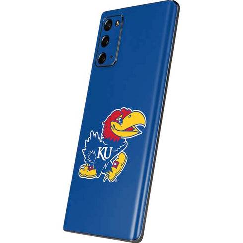 University of Kansas Jayhawks Mascot Outline Galaxy Note20 5G Skin