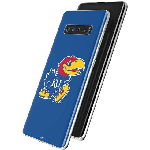 University of Kansas Jayhawks Mascot Outline Galaxy S10 Plus Skin