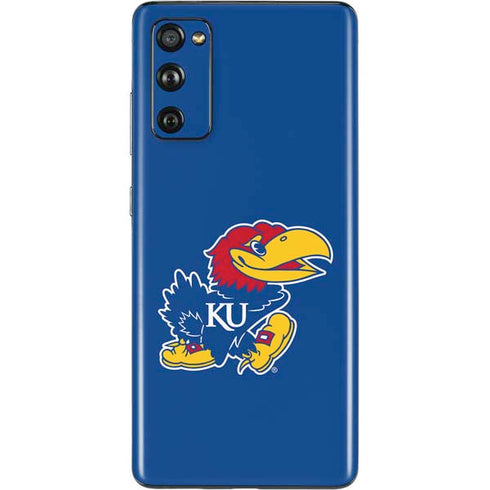 University of Kansas Jayhawks Mascot Outline Galaxy S20 Fan Edition Skin