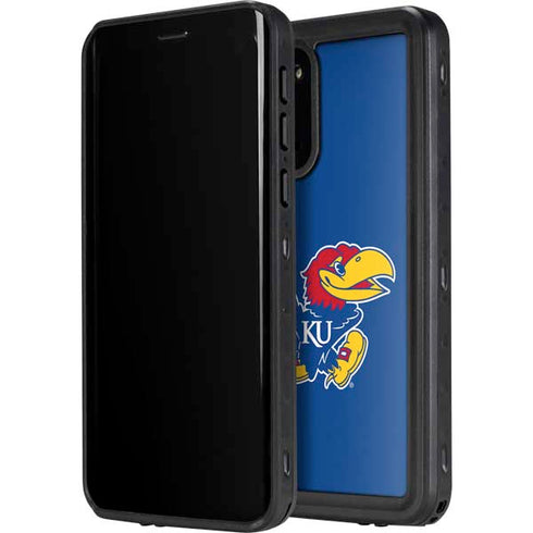 University of Kansas Jayhawks Mascot Outline Galaxy S20 Plus Waterproof Case