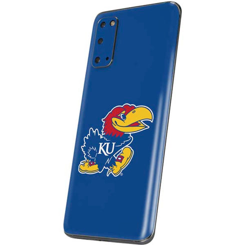 University of Kansas Jayhawks Mascot Outline Galaxy S20 Skin