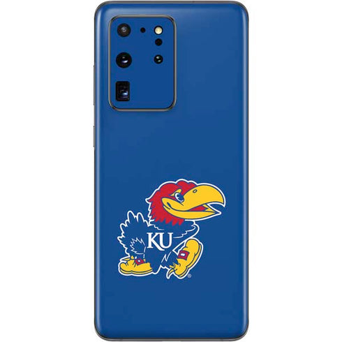 University of Kansas Jayhawks Mascot Outline Galaxy S20 Ultra 5G Skin
