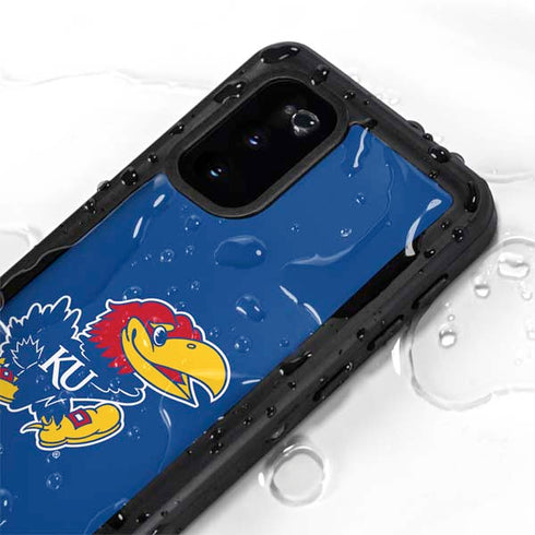 University of Kansas Jayhawks Mascot Outline Galaxy S20 Waterproof Case