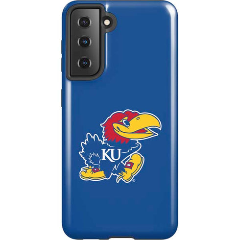 University of Kansas Jayhawks Mascot Outline Galaxy S21 5G Pro Case