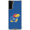 University of Kansas Jayhawks Mascot Outline Galaxy S21 FE Clear Case