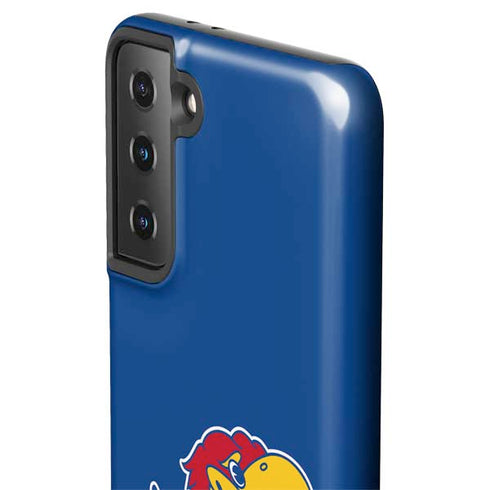 University of Kansas Jayhawks Mascot Outline Galaxy S21 FE Pro Case