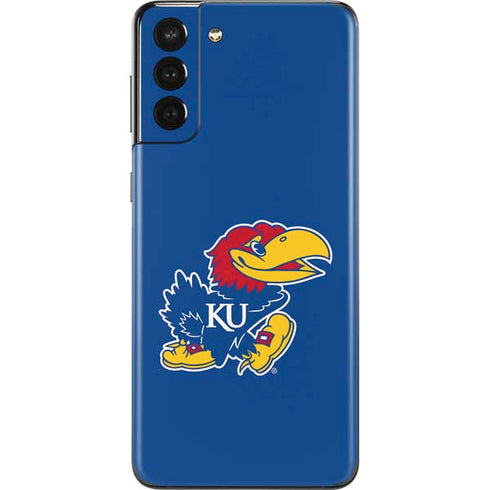 University of Kansas Jayhawks Mascot Outline Galaxy S21 Plus 5G Skin