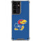 University of Kansas Jayhawks Mascot Outline Galaxy S21 Ultra 5G Clear Case