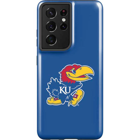University of Kansas Jayhawks Mascot Outline Galaxy S21 Ultra 5G Pro Case