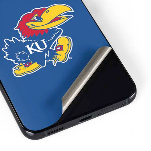 University of Kansas Jayhawks Mascot Outline Galaxy S22 Plus Skin