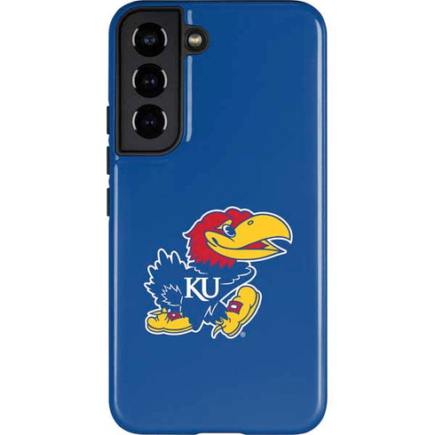 University of Kansas Jayhawks Mascot Outline Galaxy S22 Pro Case