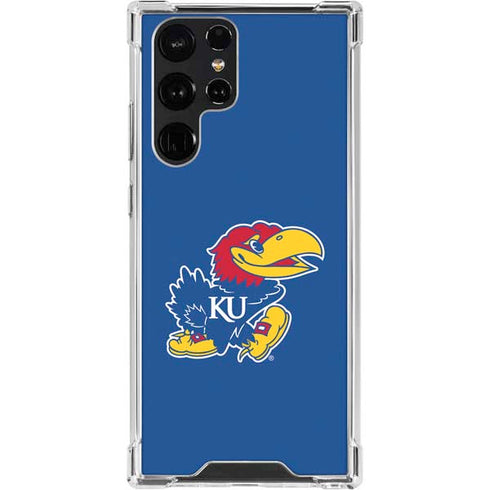 University of Kansas Jayhawks Mascot Outline Galaxy S22 Ultra Clear Case