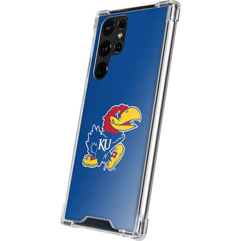 University of Kansas Jayhawks Mascot Outline Galaxy S22 Ultra Clear Case