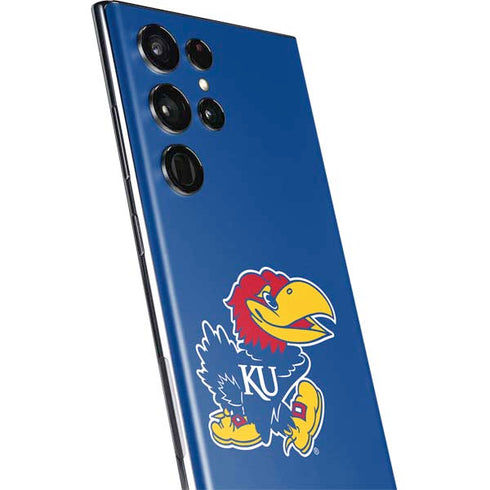 University of Kansas Jayhawks Mascot Outline Galaxy S22 Ultra Skin