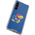 University of Kansas Jayhawks Mascot Outline Galaxy S23 FE Clear Case