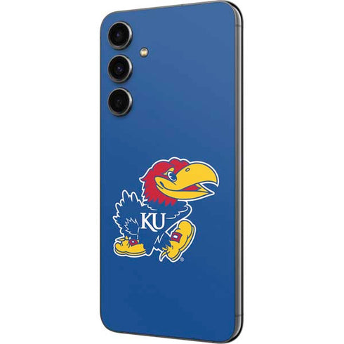 University of Kansas Jayhawks Mascot Outline Galaxy S23 FE Skin