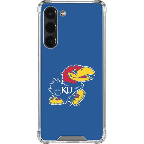 University of Kansas Jayhawks Mascot Outline Galaxy S23 Plus Clear Case
