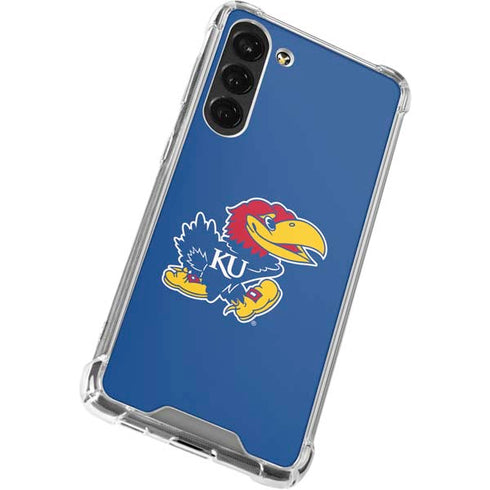 University of Kansas Jayhawks Mascot Outline Galaxy S23 Plus Clear Case