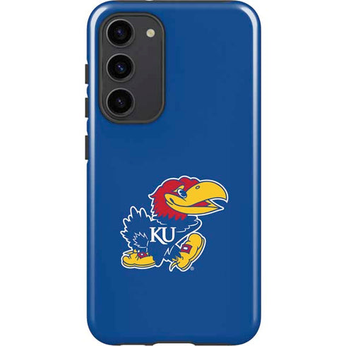 University of Kansas Jayhawks Mascot Outline Galaxy S23 Plus Pro Case