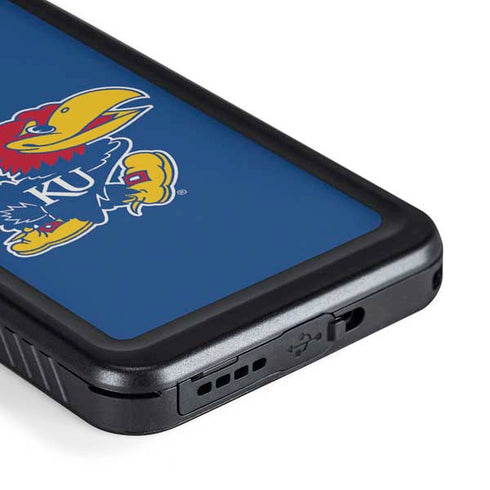 University of Kansas Jayhawks Mascot Outline Galaxy S23 Plus Waterproof Case