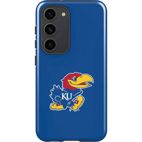 University of Kansas Jayhawks Mascot Outline Galaxy S23 Pro Case