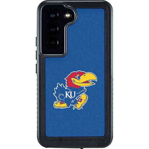 University of Kansas Jayhawks Mascot Outline Galaxy S23 Waterproof Case