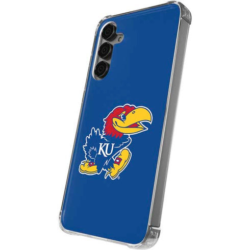 University of Kansas Jayhawks Mascot Outline Galaxy S24 Plus Clear Case