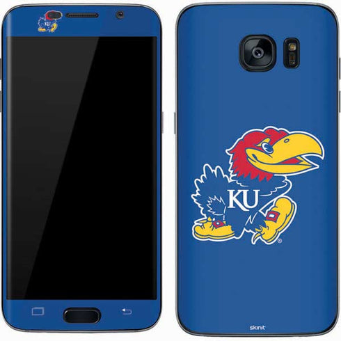 University of Kansas Jayhawks Mascot Outline Galaxy S7 Skin