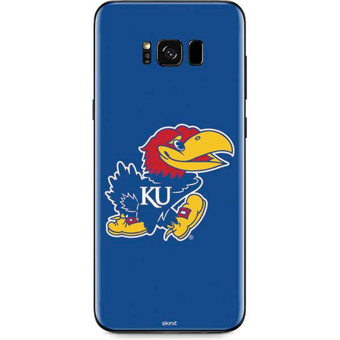 University of Kansas Jayhawks Mascot Outline Galaxy S8 Plus Skin