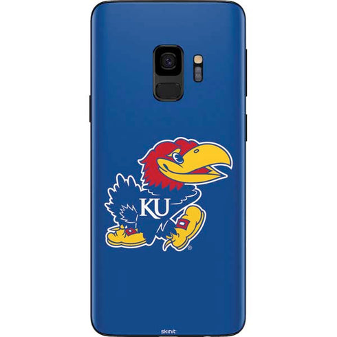 University of Kansas Jayhawks Mascot Outline Galaxy S9 Skin