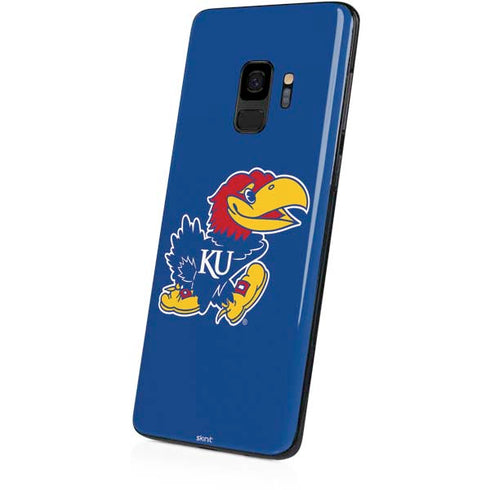 University of Kansas Jayhawks Mascot Outline Galaxy S9 Skin