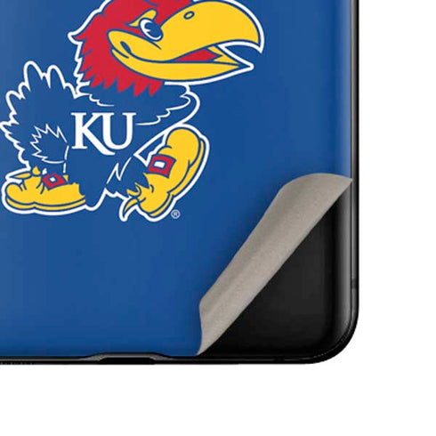 University of Kansas Jayhawks Mascot Outline Galaxy Z Flip Skin