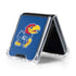 University of Kansas Jayhawks Mascot Outline Galaxy Z Flip5 5G Clear Case