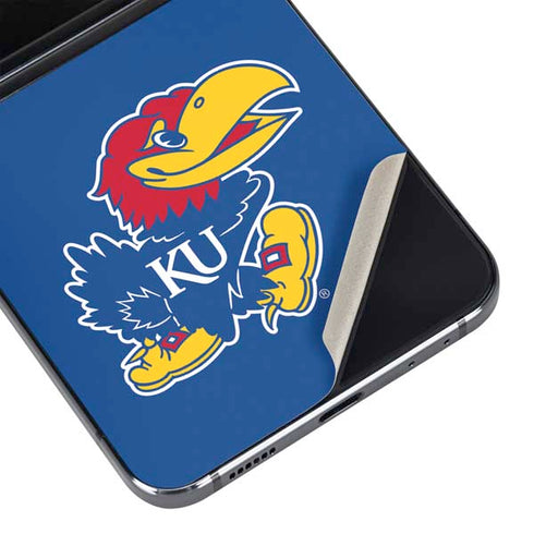 University of Kansas Jayhawks Mascot Outline Galaxy Z Flip5 5G Skin