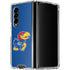 University of Kansas Jayhawks Mascot Outline Galaxy Z Fold4 5G Clear Case